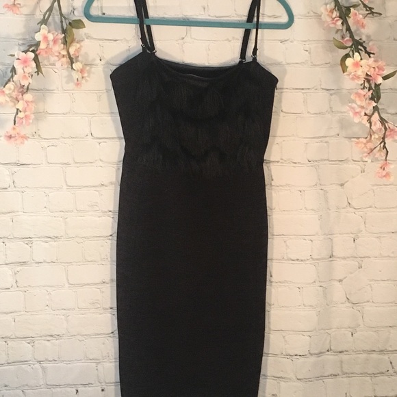 Banana Republic Strapless Sweater Fringe Dress - Picture 3 of 8